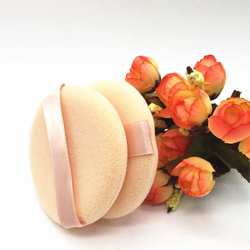 10pcs Professional Round Shape Facial Face Body Powder Foundation Puff Portable Soft Cosmetic Puff Makeup Foundation Sponge Lot