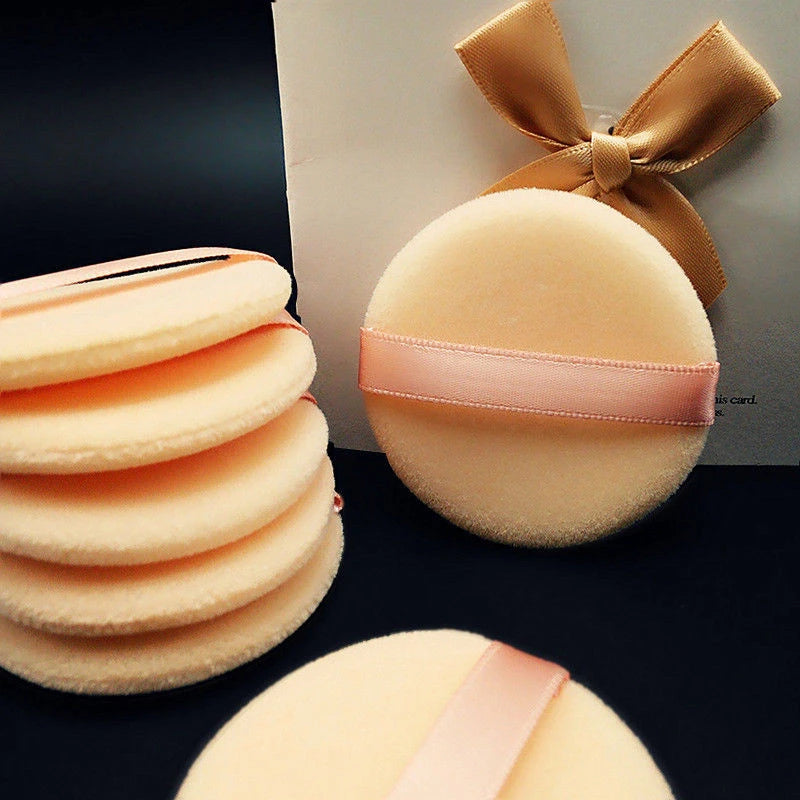 10pcs Professional Round Shape Facial Face Body Powder Foundation Puff Portable Soft Cosmetic Puff Makeup Foundation Sponge Lot
