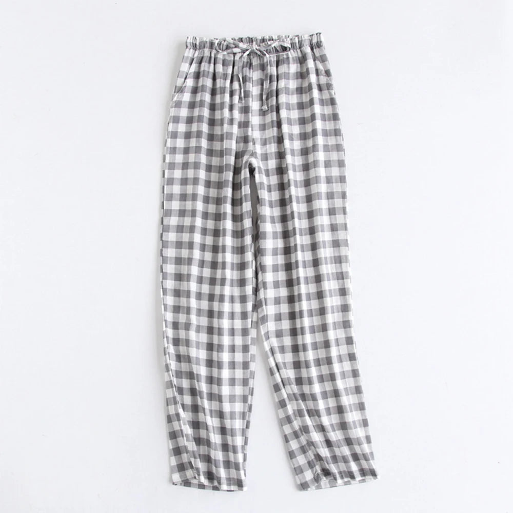 Winter Pajamas Home Pants For Women Elastic Trousers Loose Warm Thicken Fannel Pijamas Pants Sleepwear Printed Autumn Nightwear