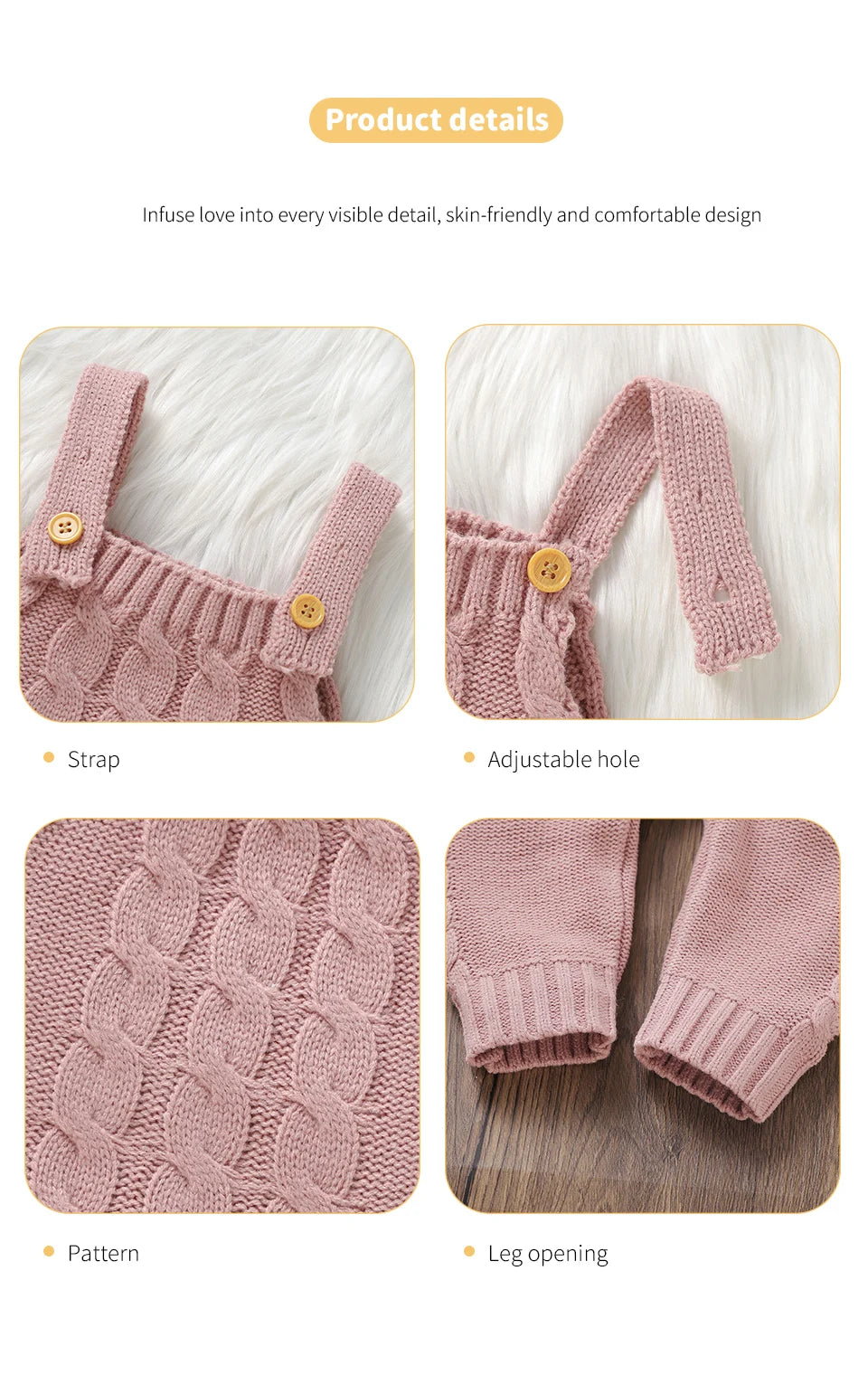 Baby Girls Rompers Knitted Casual Sleeveless Newborn Infant Boys Solid Jumpsuits Playsuits 0-18m Toddler Unisex Outfits Clothes