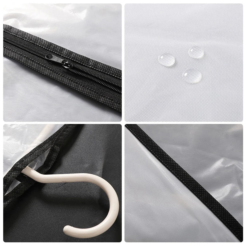 Clothes Hanging Dust cover wedding Dress Cover Suit Coat Storage Bag Garment bags Organizer Wardrobe Hanging Clothing Organizers