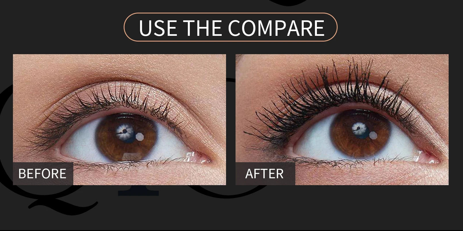 4d Waterproof Lash Mascara Encrypted Long-lasting Thick Curling Smudge-proof Large Eye Makeup Tools Durable Beauty Cosmetics