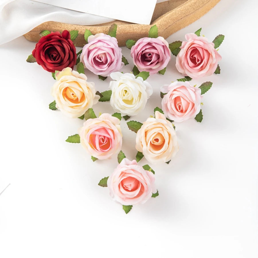 10PCS Of Artificial Plants DIY Home Decor Valentine' Decoration Wedding Party Garden Rose Arch Silk Bridal Accessorise Clearance
