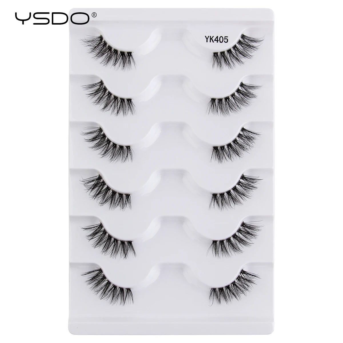 YSDO Natural False Eyelashes 3/6/10 Pairs Wispy Faux 3D Mink Lashes Reusable Fluffy Cat Fake Lashes Extension Makeup Tool Cílios