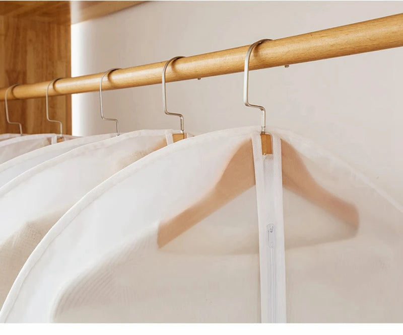 Clothes Hanging Dust cover wedding Dress Cover Suit Coat Storage Bag Garment bags Organizer Wardrobe Hanging Clothing Organizers
