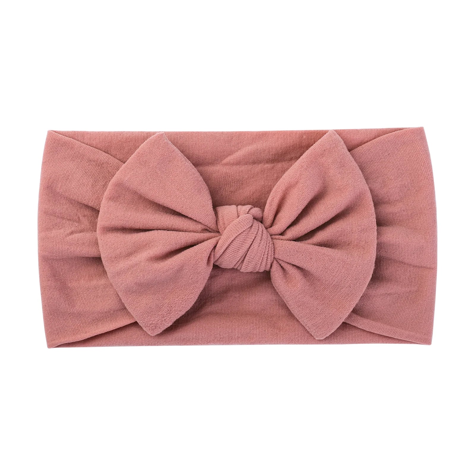 48 colors Baby Bowknot Hairband Broadside Headband Kids Girls Boutique Elastic Protect Turban Headwear Baby Hair Accessories