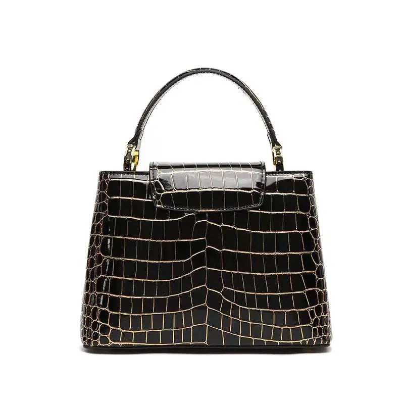 Luxury Designer Brand bolsa feminina  High-quality сумка Leather Crocodile Print Shoulder Handbags for Women 가방 Hot Sell