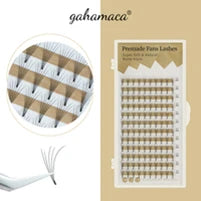 GLAMLASH Y YY W Shape Mesh Fake Natural Eyelash Extension C/D/L/LU Makeup Lashes Hand-woven Y False Premade Volume Lash