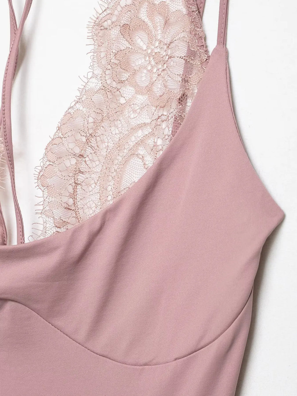 KONDALA Woman Sexy Night Party Pink Bodysuits Patchwork Lace Sleeveless Streetwear Slim Bodysuits Fashion Mujer Sheath Tops
