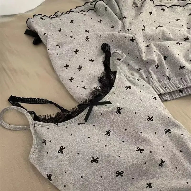 Women's Summer Suit Women's Pajamas Set Trousers Sets Sleepwear Pijama Pajama Woman Shorts Home Clothes Sleep Lounge Underwear