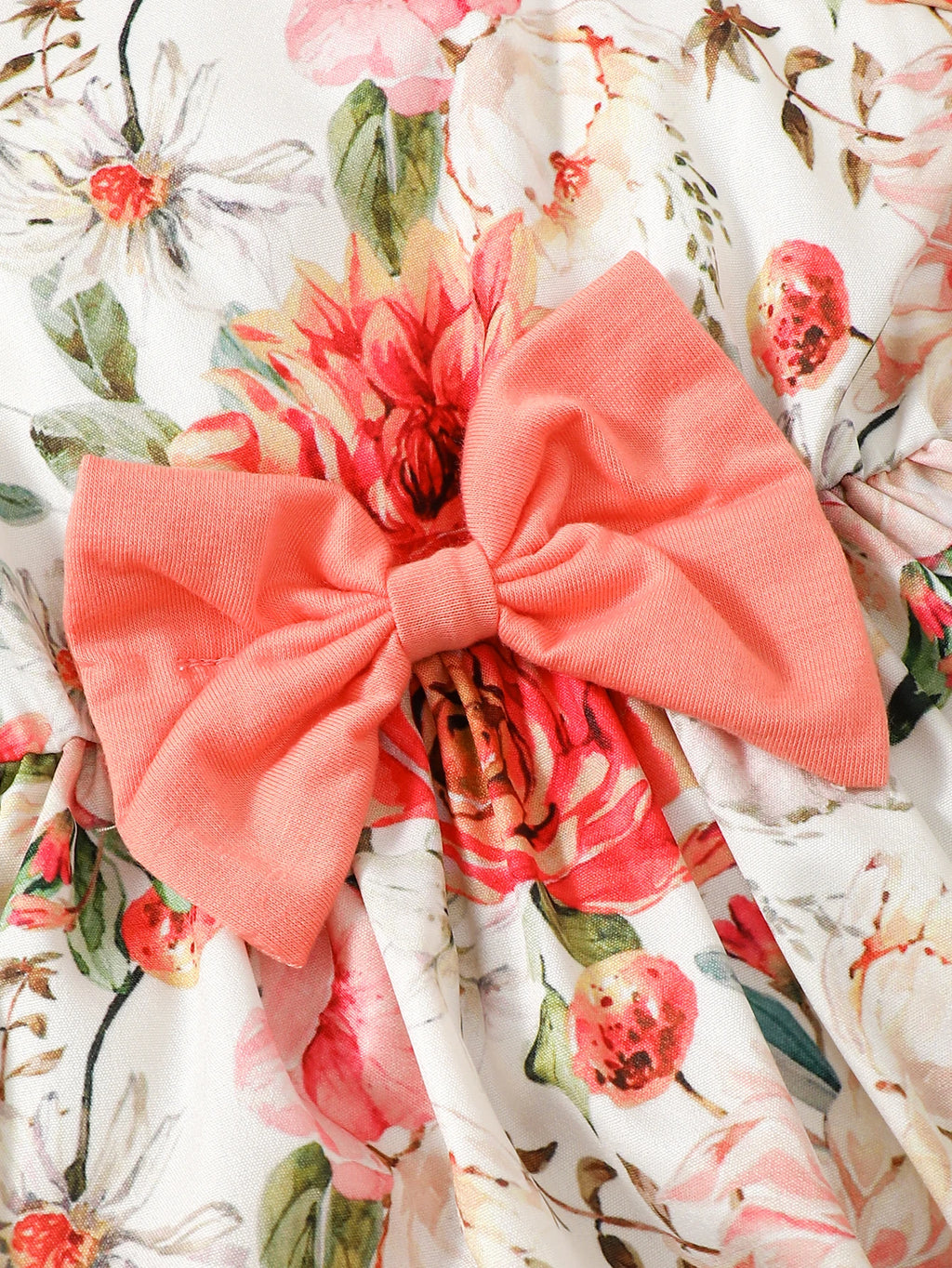 2PC Children's New Hanging Strap Flower Bow Skirt Bubble Sleeves Shawl Skirt Suitable for Girls Aged 1-6 Summer Fashion Dress