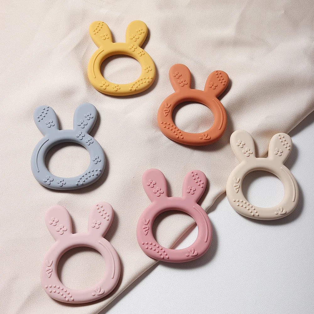 New Baby Teether Shape Silicone Teether Teething