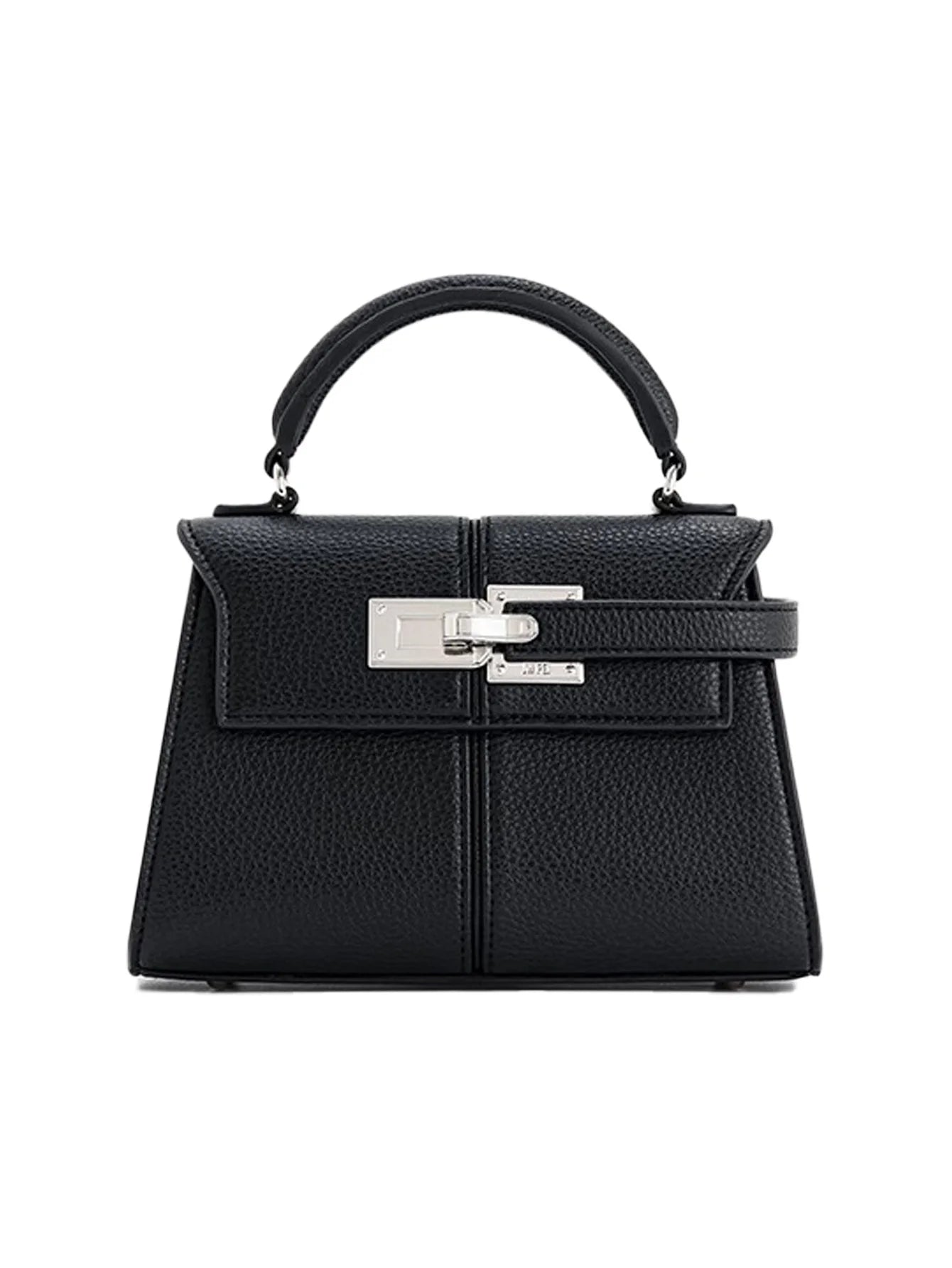 Trapezoidal bag new leather women's bag senior cross-body bag Fashion niche hand bag commuter bag