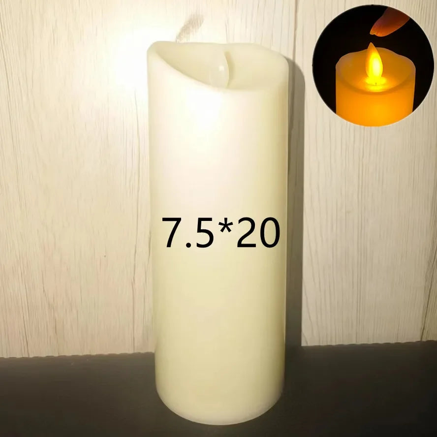 Flameless Flickering LED Candles Light Flameless Candles Battery Powered Candles for Wedding Decor Birthday Party Supplies
