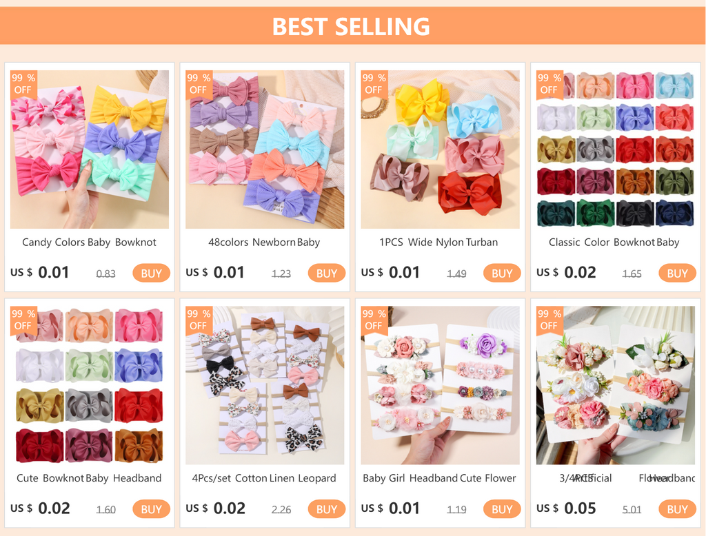 48 colors Baby Bowknot Hairband Broadside Headband Kids Girls Boutique Elastic Protect Turban Headwear Baby Hair Accessories