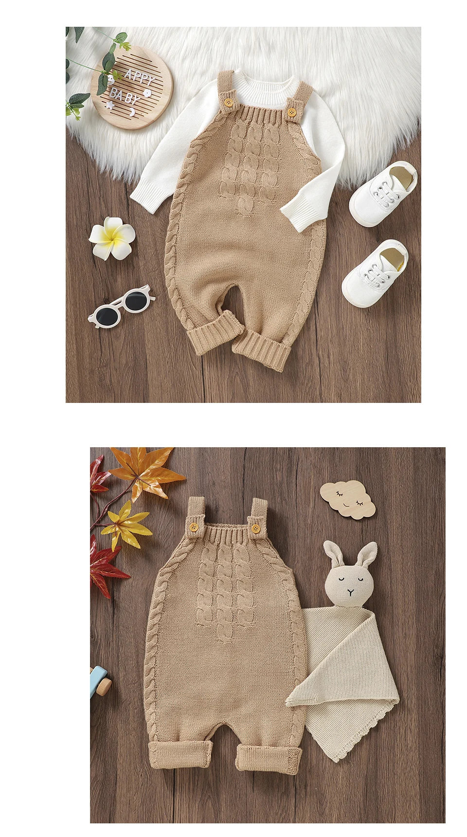 Baby Girls Rompers Knitted Casual Sleeveless Newborn Infant Boys Solid Jumpsuits Playsuits 0-18m Toddler Unisex Outfits Clothes