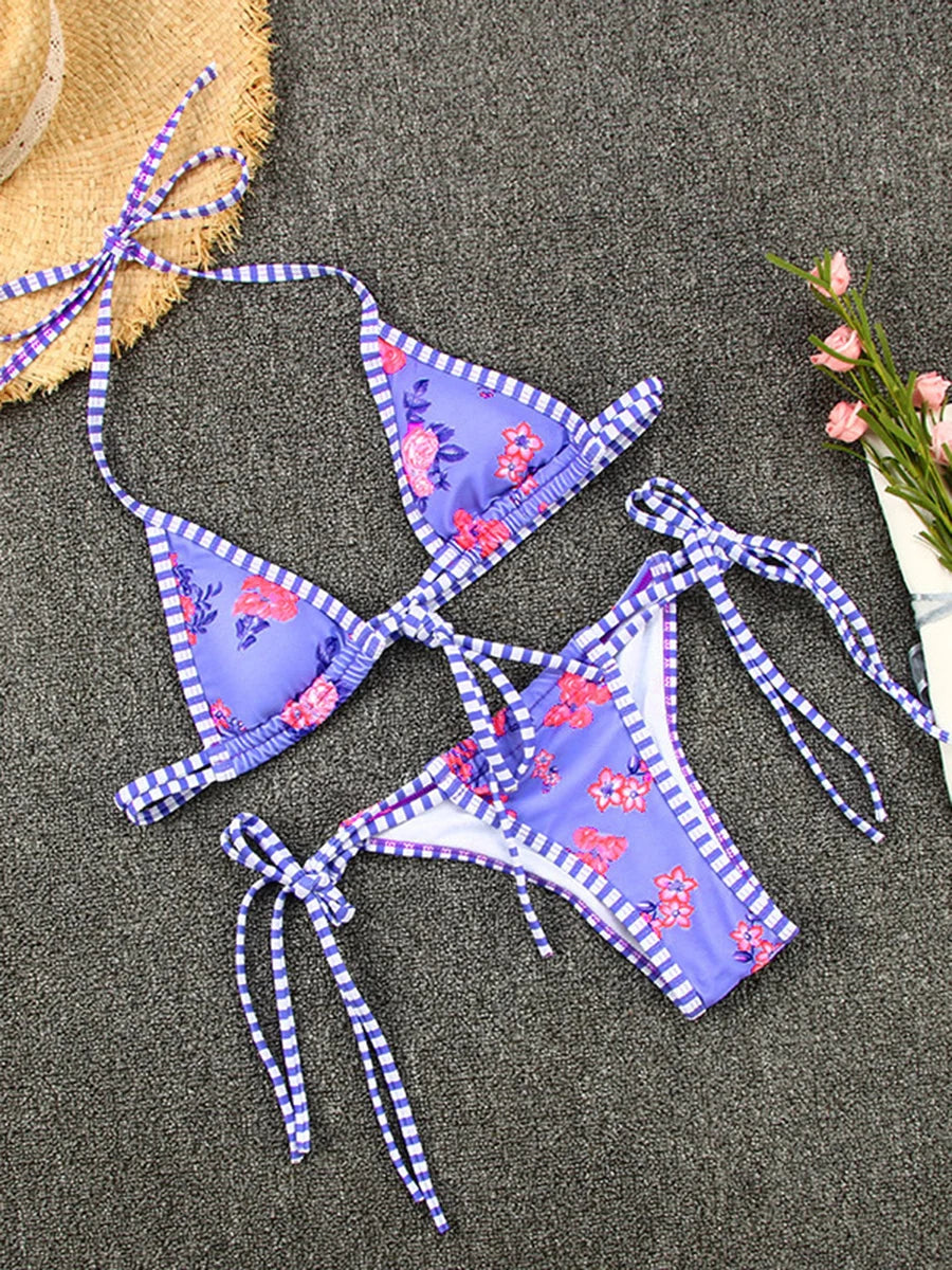 Micro Bikinis Sexy Swimsuit Women Bikini Set Triangle Swimwear String Beachwear Thong Two Piece Suits Brazilian Biquini