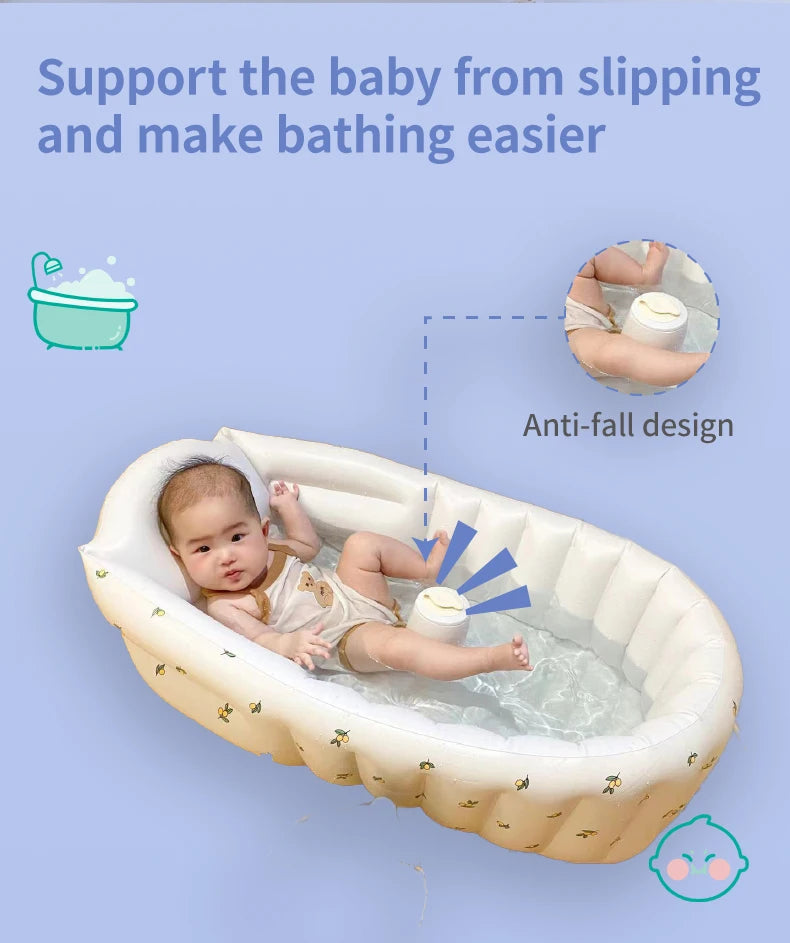 Baby Swimming Bathtub Children's Portable Outdoor Inflatable Pool Children's Bathtub Newborn Swimming Pool