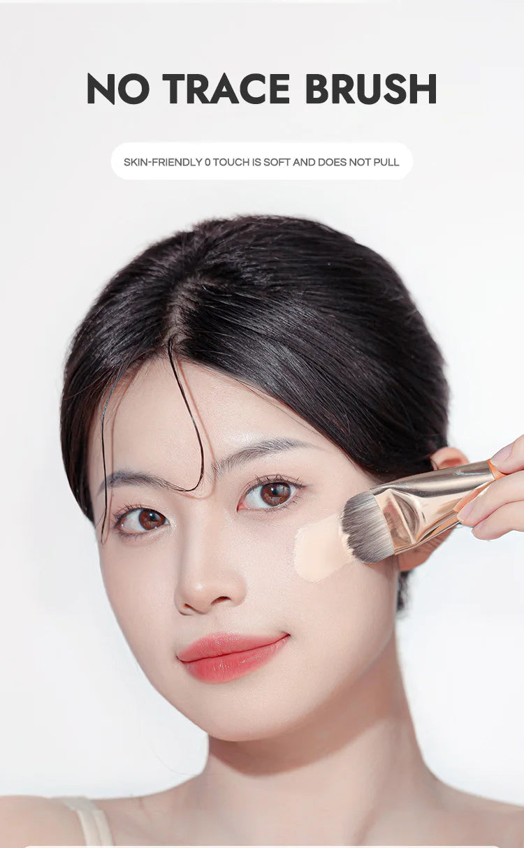 Hot Sale Flat Head Makeup Brush GECOMO Foundation Brush Quickly Apply Foundation Makeup