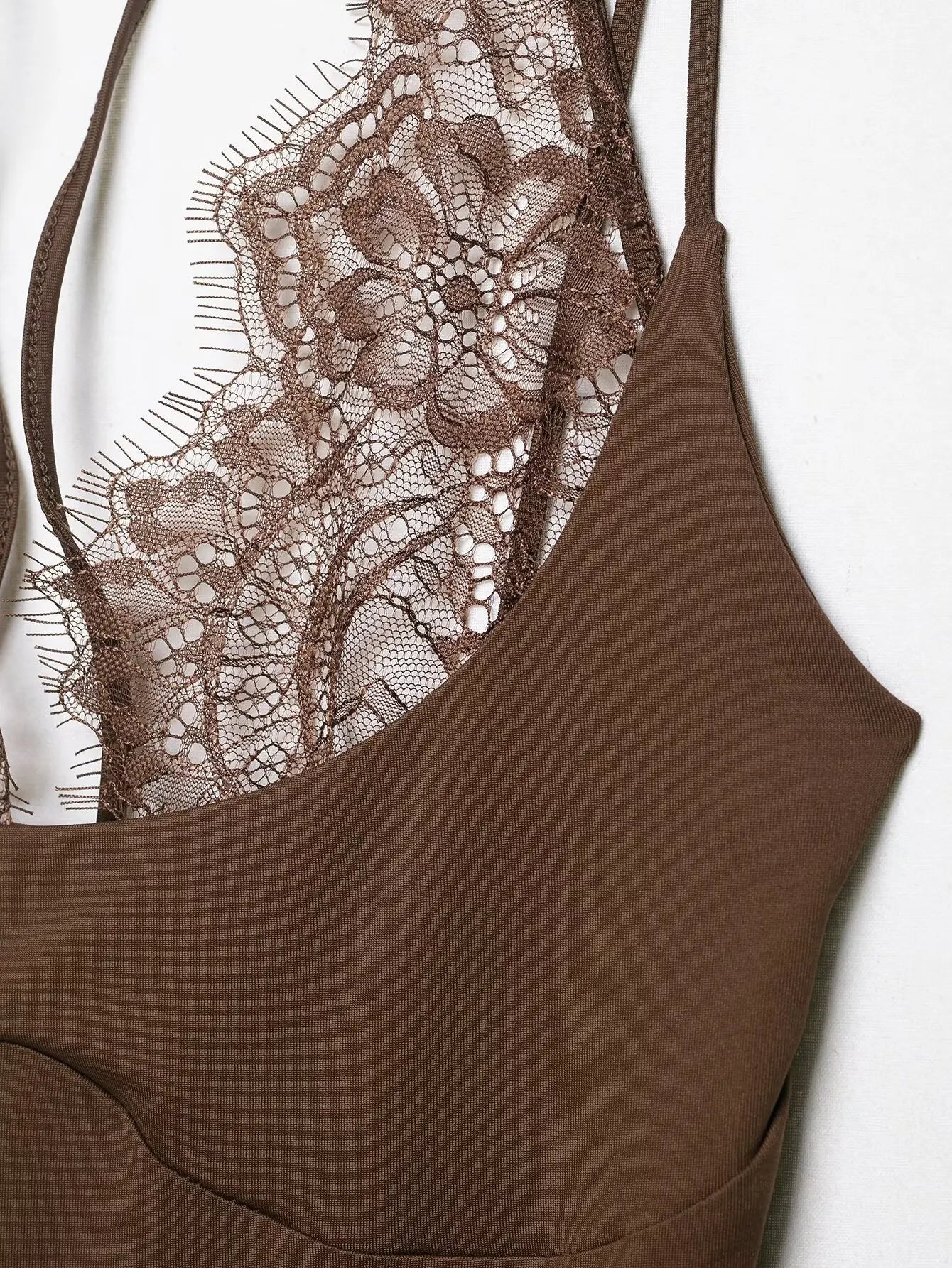 KONDALA Woman Sexy Night Party Pink Bodysuits Patchwork Lace Sleeveless Streetwear Slim Bodysuits Fashion Mujer Sheath Tops