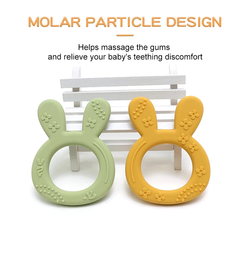 New Baby Teether Shape Silicone Teether Teething