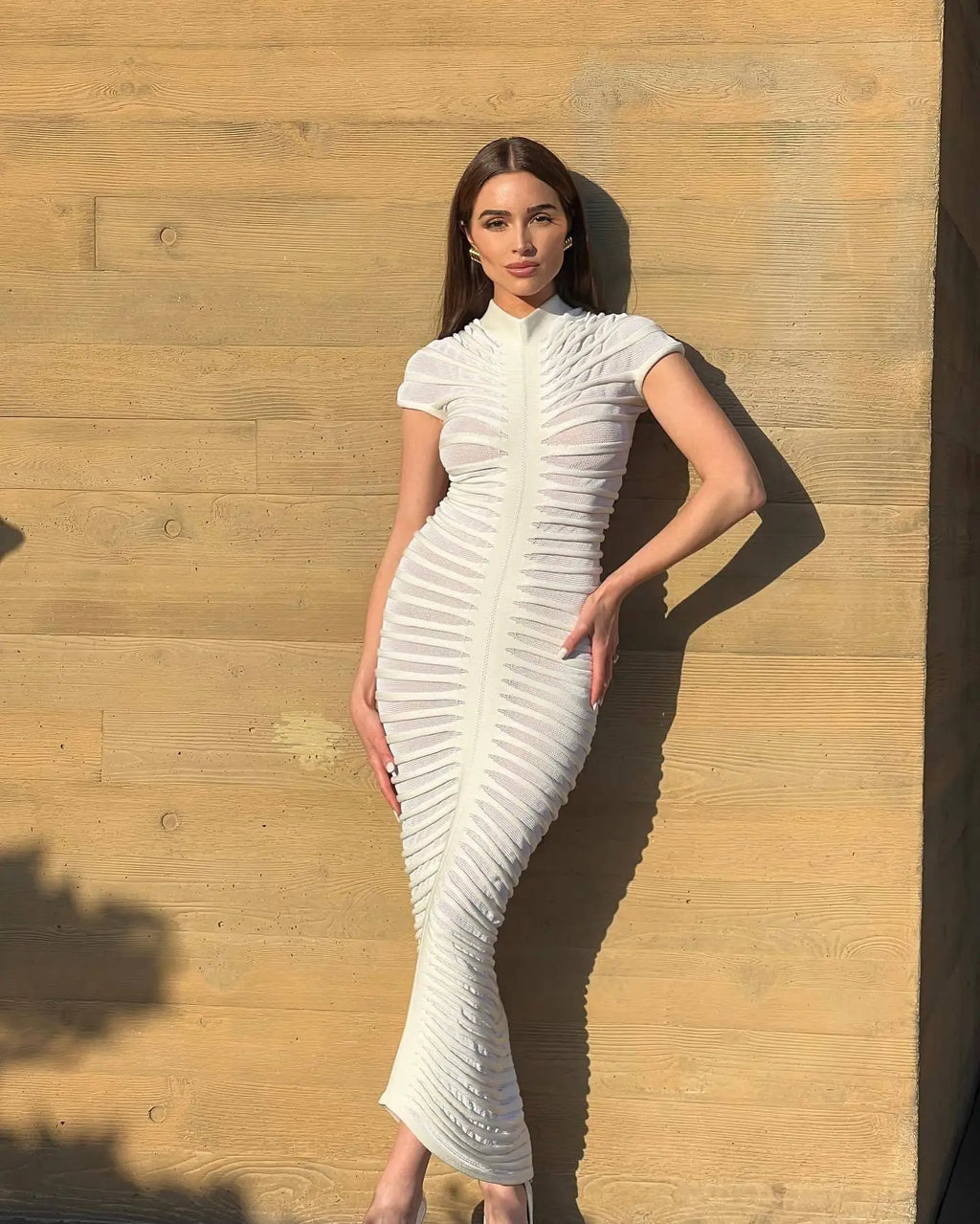 Sexy Bodycon Long Dress Women Summer Slim Fashion Short Sleeve Bandage Maxi Party Dresses Woman Skirt Elegant Vestidos