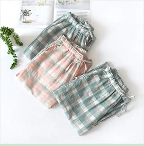Winter Pajamas Home Pants For Women Elastic Trousers Loose Warm Thicken Fannel Pijamas Pants Sleepwear Printed Autumn Nightwear