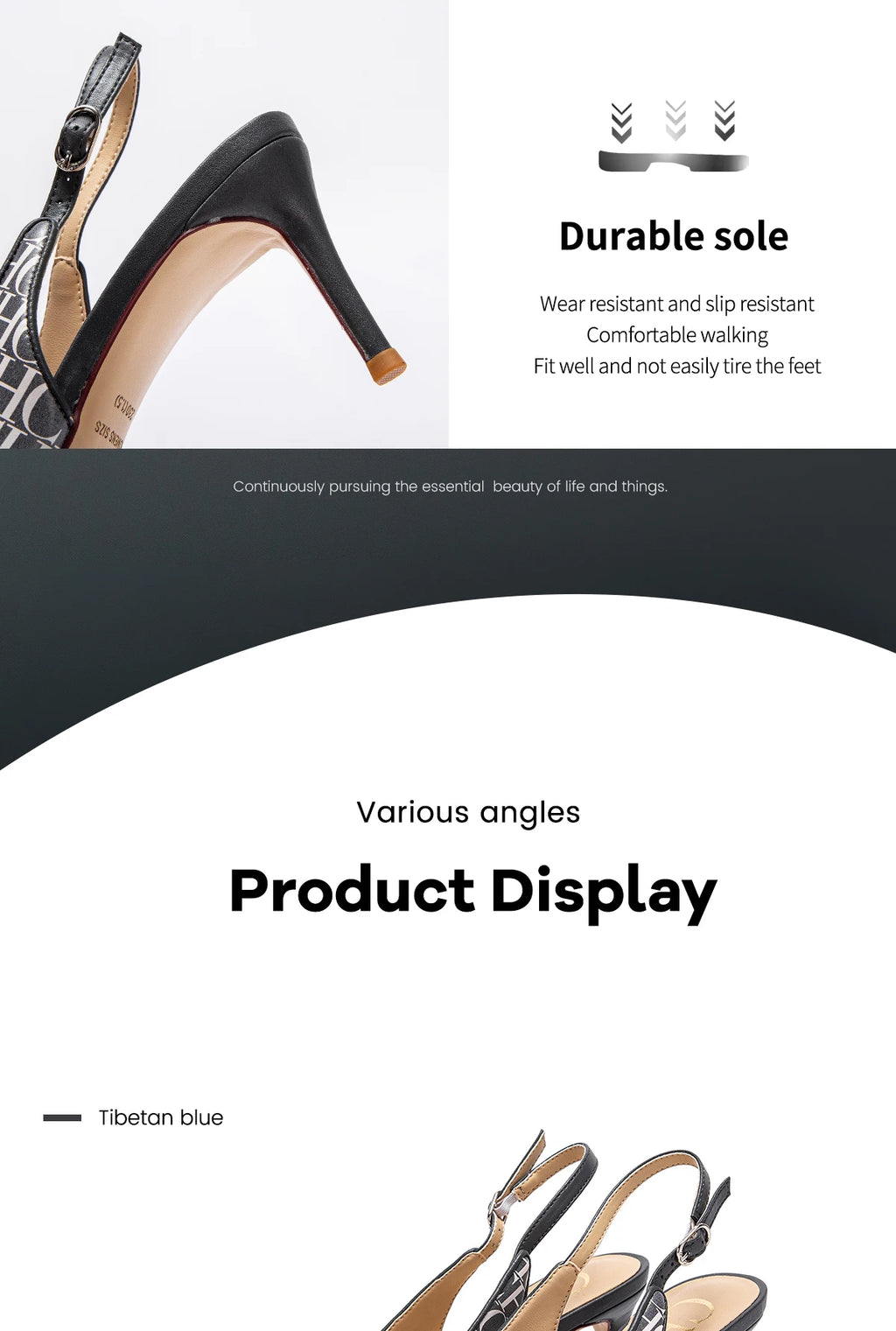 Women's Sandals Summer New Style Women's Vacation Heels