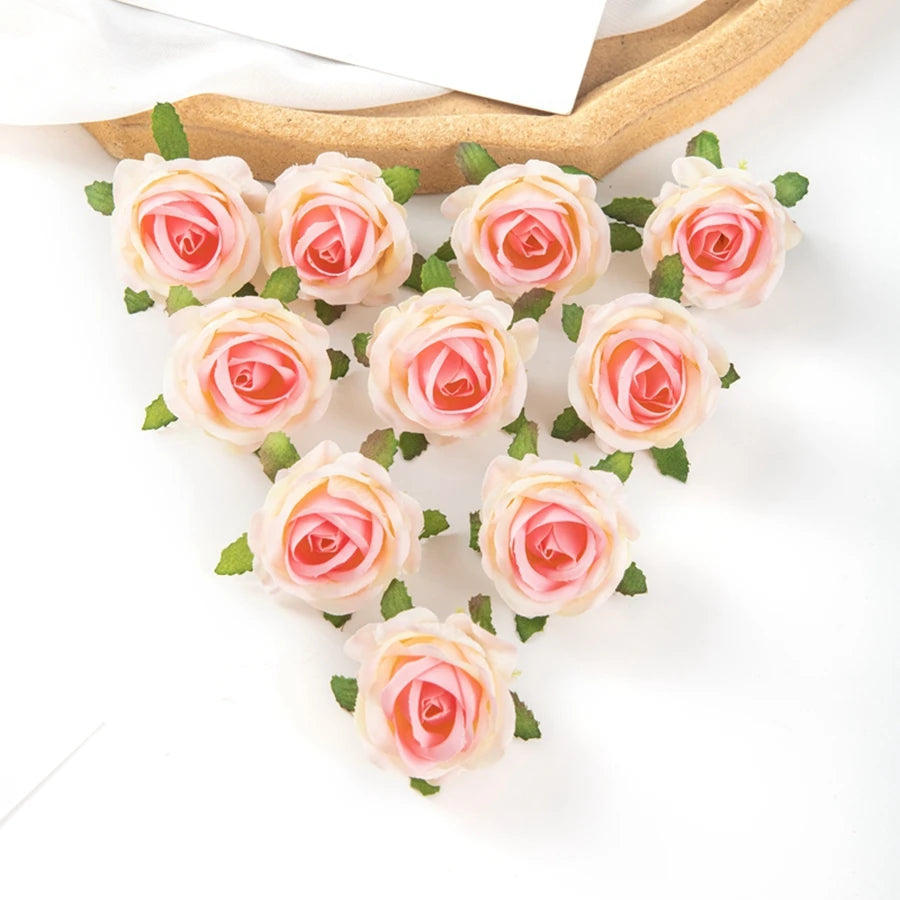 10PCS Of Artificial Plants DIY Home Decor Valentine' Decoration Wedding Party Garden Rose Arch Silk Bridal Accessorise Clearance