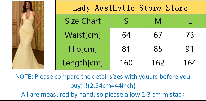 Sexy Yellow Mermaid Maxi Dress Halter Plunging V Neck Pleated Bust Ruched Waist Bodycon Dresses Trendy Social Gathering Vestido