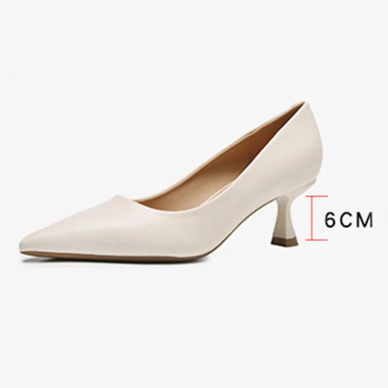 Patent Leather Fashion High Heels New Pointed Toe Pumps Elegant Woman Heeled Shoes Shallow Mouth Candy Colored Sexy Single Shoe