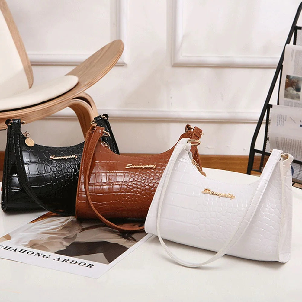 Versatile New Fashion Crossbody Bag Women's Simple Underarm Bag Casual Fashionable Diagonal Shoulder Bag