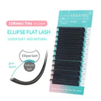 GLAMLASH Y YY W Shape Mesh Fake Natural Eyelash Extension C/D/L/LU Makeup Lashes Hand-woven Y False Premade Volume Lash