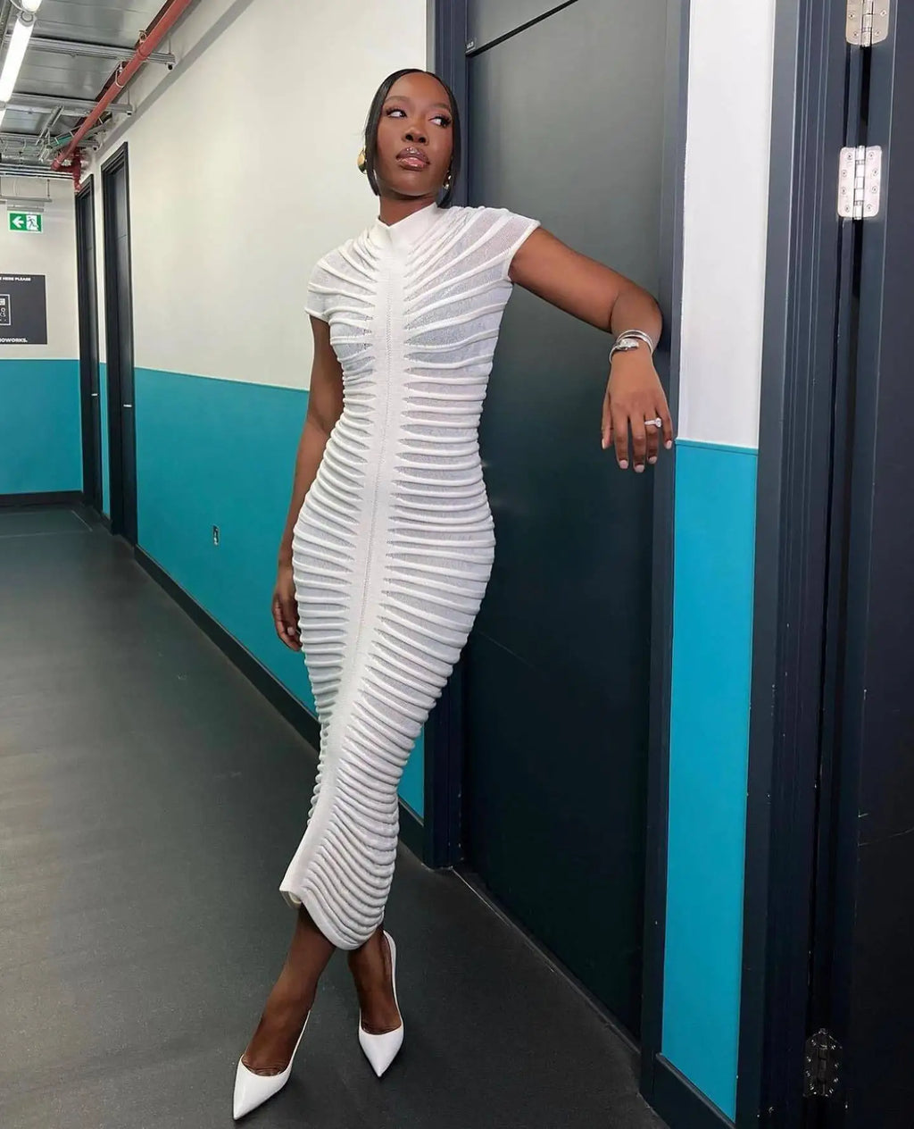 Sexy Bodycon Long Dress Women Summer Slim Fashion Short Sleeve Bandage Maxi Party Dresses Woman Skirt Elegant Vestidos