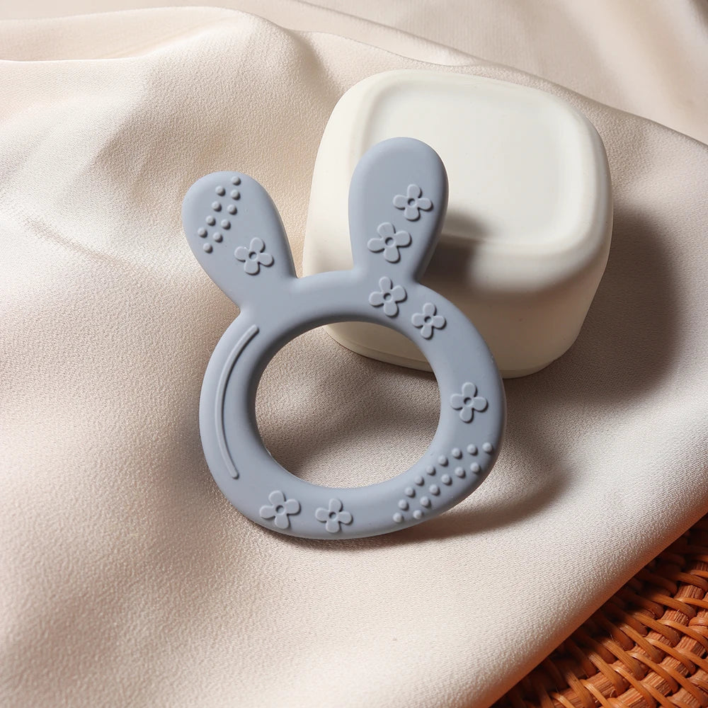 New Baby Teether Shape Silicone Teether Teething