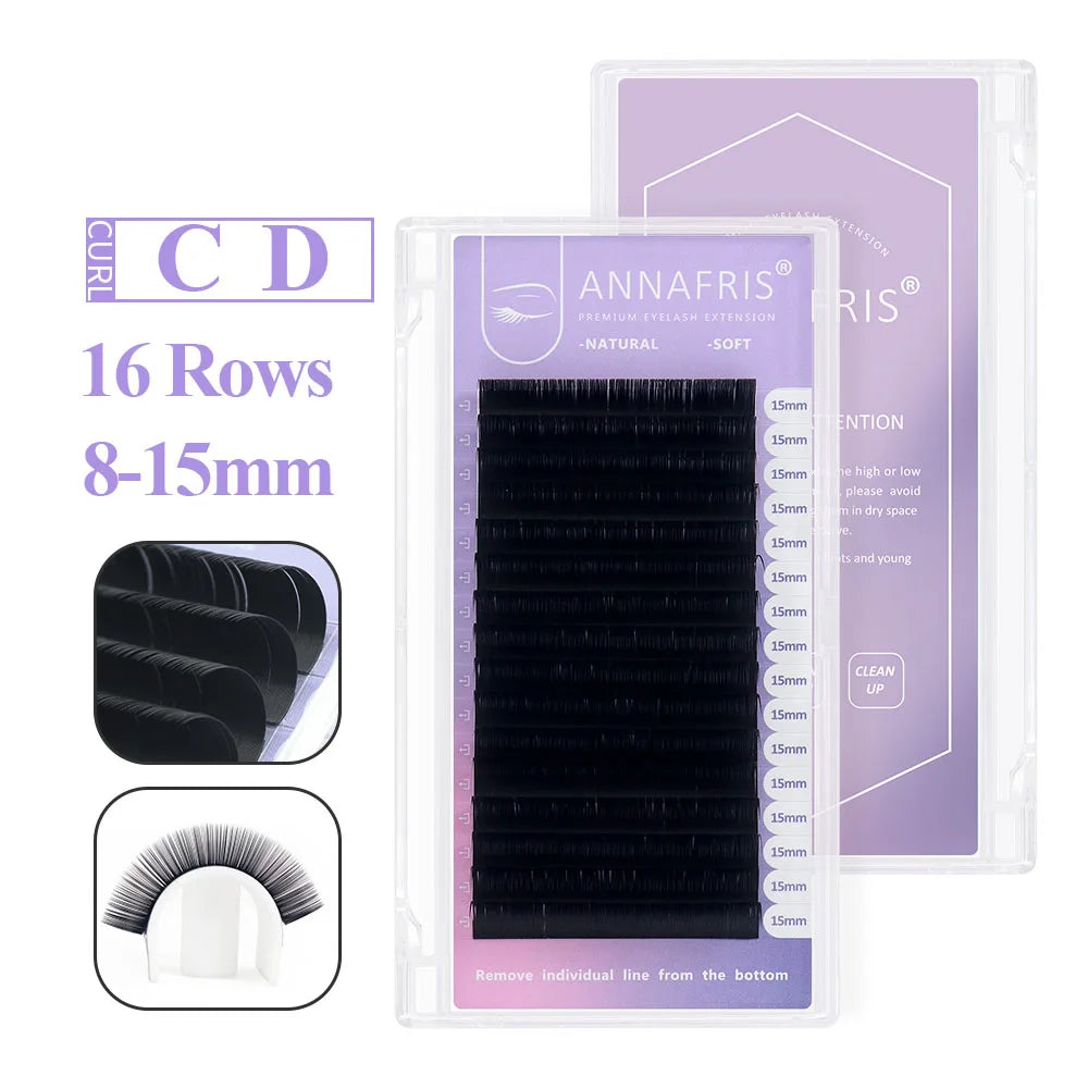 GLAMLASH Y YY W Shape Mesh Fake Natural Eyelash Extension C/D/L/LU Makeup Lashes Hand-woven Y False Premade Volume Lash