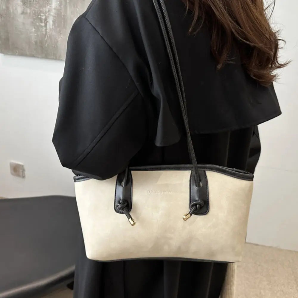 PU Leather Shoulder Bag for Women Y2K Trend 2025 Fashion Girls Handbags Large Capacity Female Crossbody Bag Retro Tote Bag