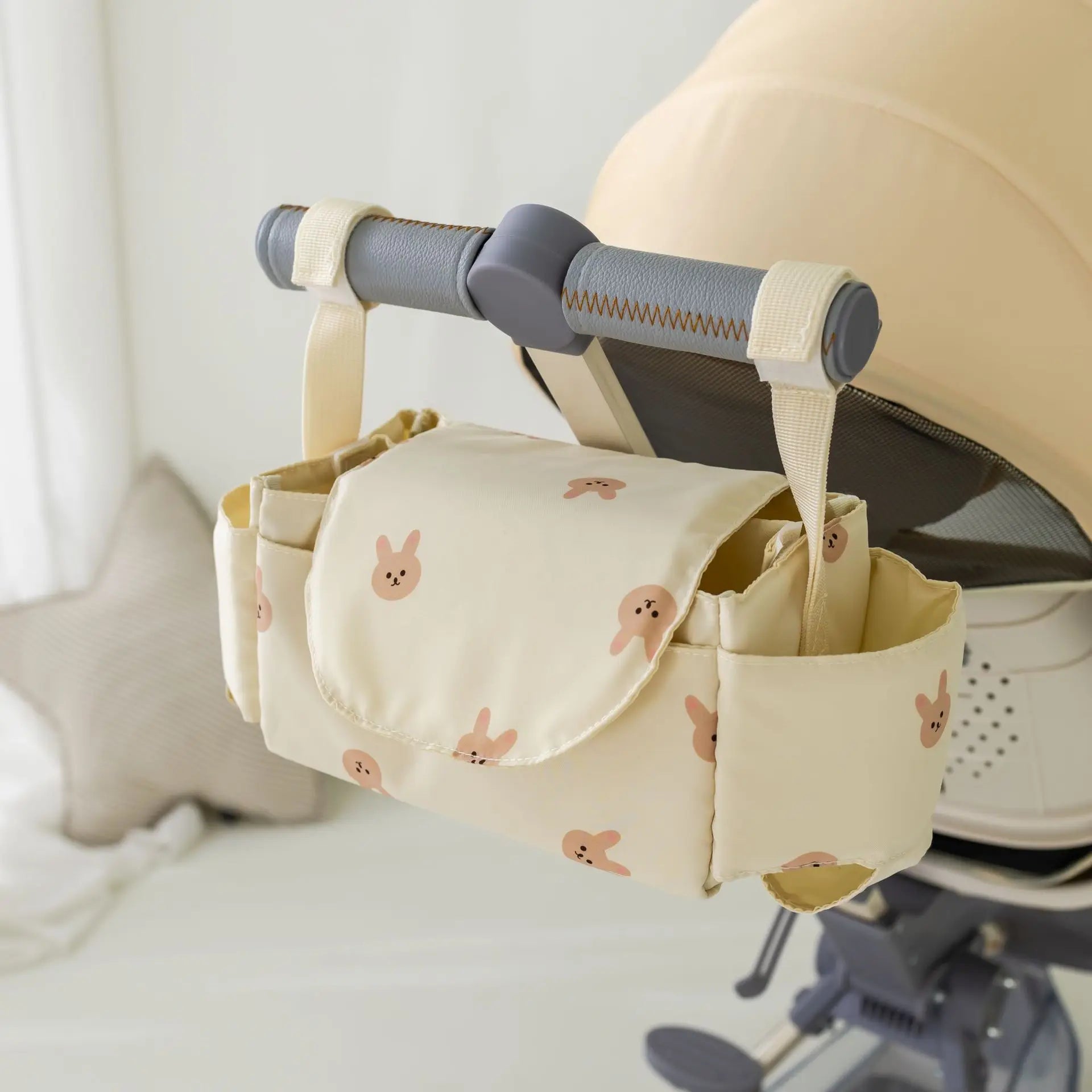 Baby Stroller Bag Pram Organizer Baby Accessories Cup Holder Newborn Trolley Portable Travel Car Bags for Carriages Universal
