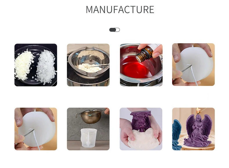 Rose Candle Silicone Mold for Wedding Valentine's Day Flower Aromatherapy Soap Ornament Gypsum Epoxy Resin Mold Home Decor