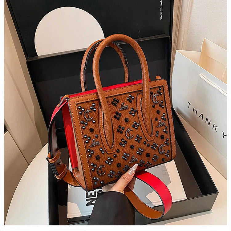 Vintage Hollow Out Tote Bag, Large Capacity Shopping Bag, Women's Versatile Shoulder & Crossbody Bag, Fashionable Retro Design