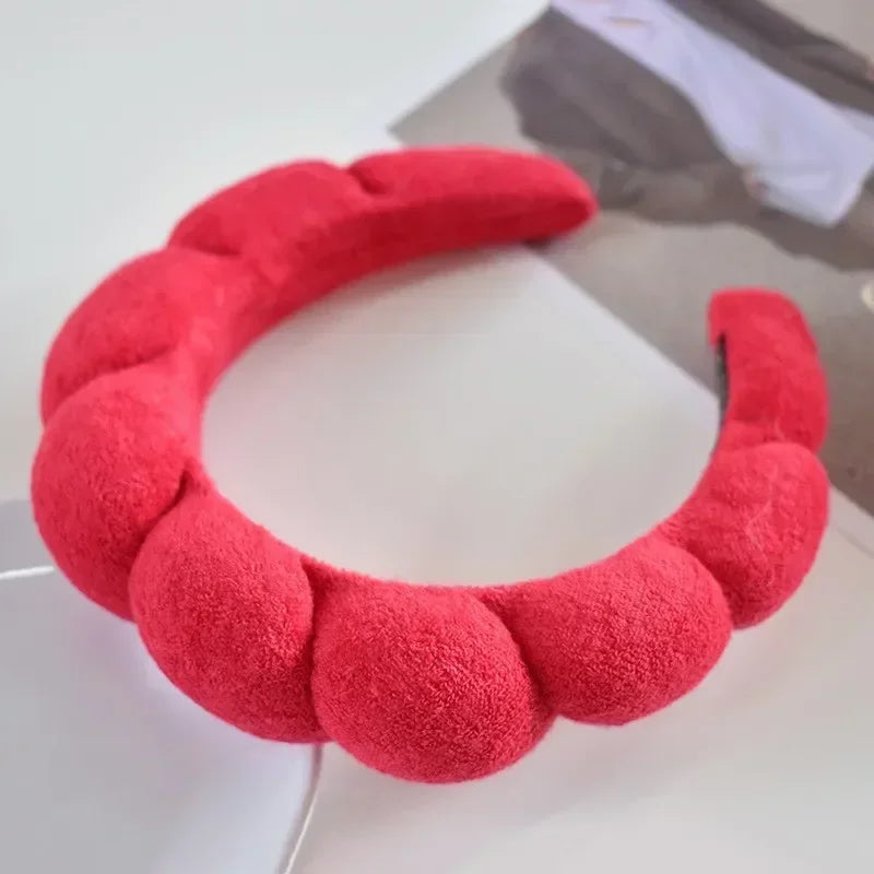 Bath face sponge hair band beauty makeup yoga multi-use solid hair band