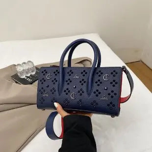 Vintage Hollow Out Tote Bag, Large Capacity Shopping Bag, Women's Versatile Shoulder & Crossbody Bag, Fashionable Retro Design