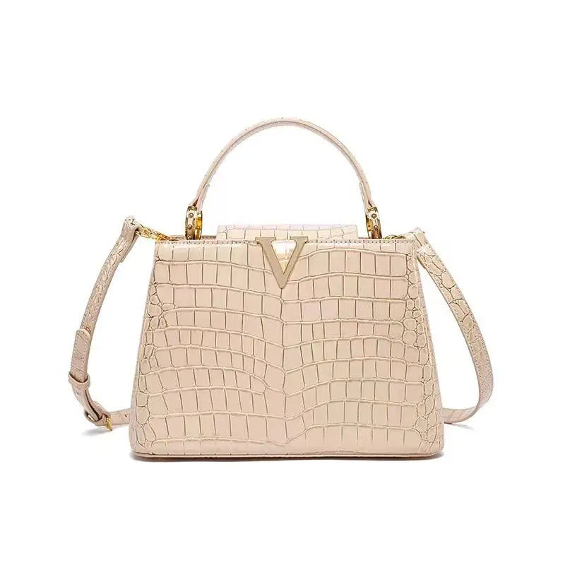 Luxury Designer Brand bolsa feminina  High-quality сумка Leather Crocodile Print Shoulder Handbags for Women 가방 Hot Sell