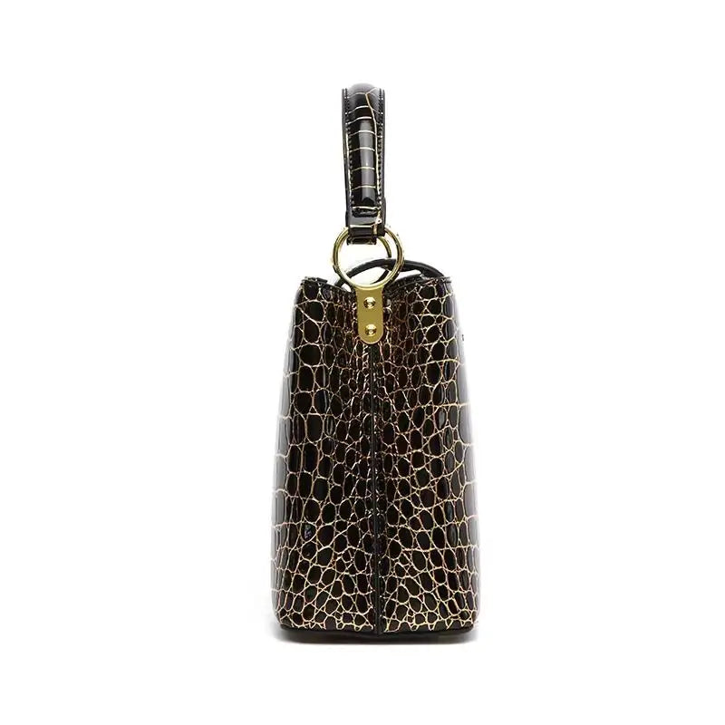 Luxury Designer Brand bolsa feminina  High-quality сумка Leather Crocodile Print Shoulder Handbags for Women 가방 Hot Sell