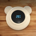 1pc Little Bear Baby Water Temperature Gauge, Button Cell Child/Baby Bath Digital Temperature Gauge - Home Use