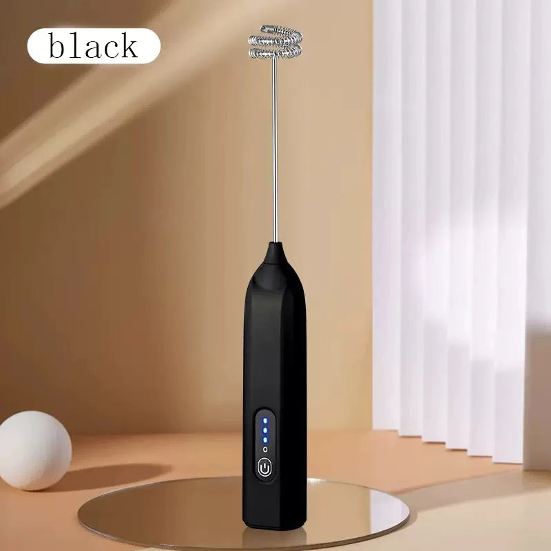 Electric Milk Frother Handheld Egg Beater Foamer Coffee Maker Electric Blender Mixer Mini Portable Blender Kitchen Tool