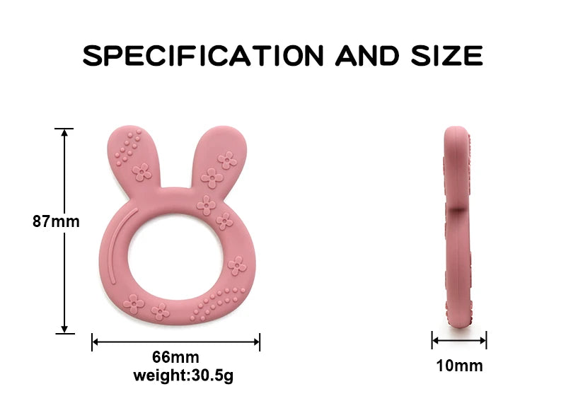 New Baby Teether Shape Silicone Teether Teething