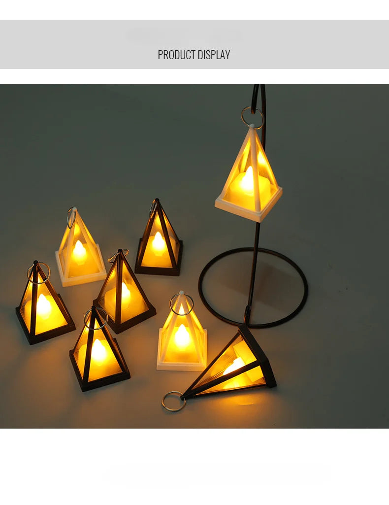 LED Electronic Candle Light Lighting Props Flickering Candles Night Light Birthday Wedding Candle Halloween Christmas Decoration