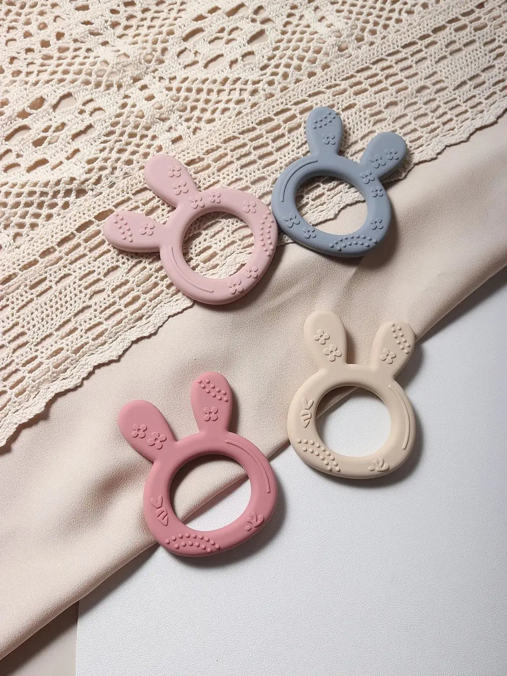 New Baby Teether Shape Silicone Teether Teething