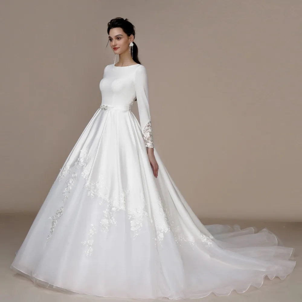 BEPEITHY Customized Luxury Strapless A Line Glitter Wedding Dresses Off The Shoulder Women Ivory Bling-Bling Bride Bridal Gown